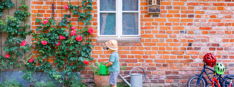 altes backhaus haselberg brandenburg oderbruch maerkisch oderland urlaub mit kindern familienurlaub nachhaltige ferienwohnungen denkmalgeschuetztes gutshaus aussenfassade hans giesst die rosen