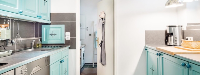 nachhaltige unterkunft cloud 7even ferienwohung ferienapartment ferienloft dreilaendereck suedbaden baden markgraefler land urlaub auf dem land in der natur lehmputz kalkfarben oekostrom kueche