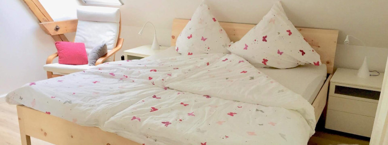 scheune am weissen haus spreewald brandenburg nachhaltig reisen in deutschland urlaub am wasser denkmalschutz holzfaserdaemmung alter kuhstall bett