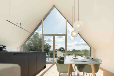 harlepadd ferienhaus neufunnixsiel nordsee esstisch panoramafenster