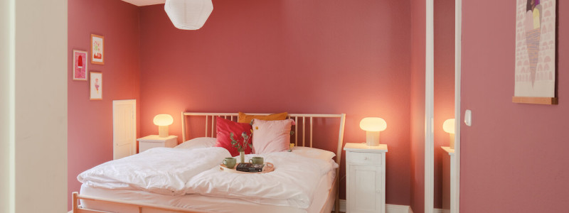 hejnielsons fehmarn ostsee urlaub mit kindern am meer in der natur nachhaltige ferienwohnungen umweltbewusst permakulturgarten ökostrom ökogas schlafzimmer ferienwohnung viktoria